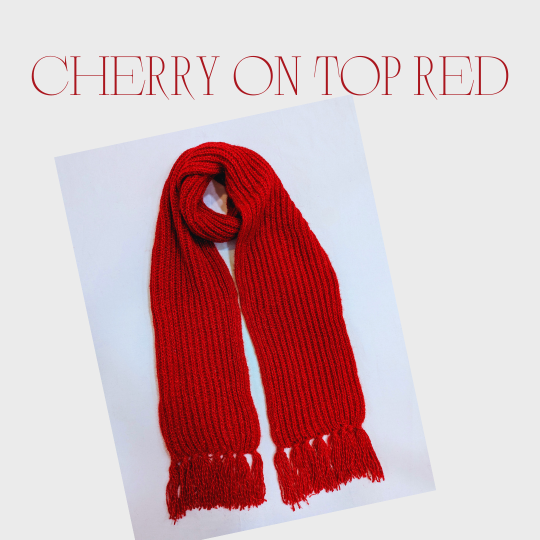 Cherry on Top Red Muffler