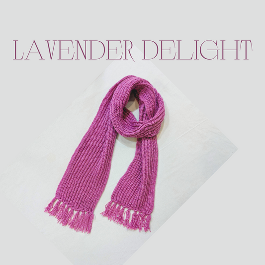 Lavender Delight Muffler